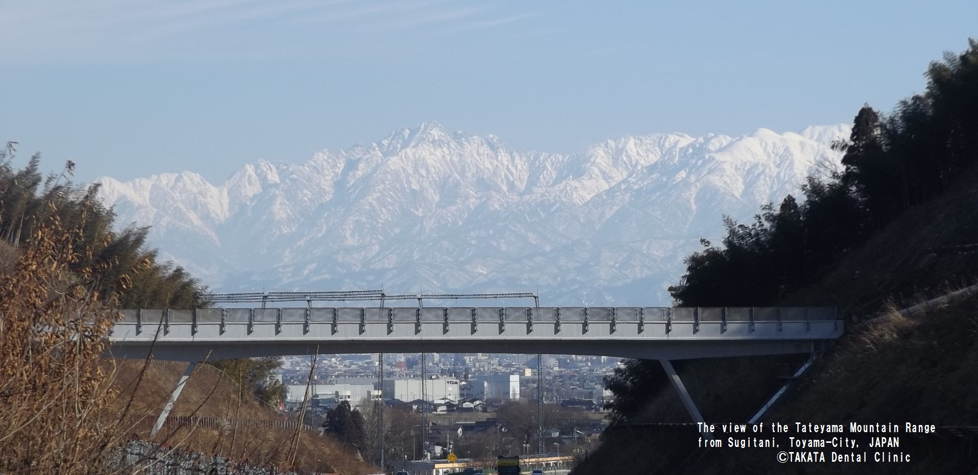 the viwe of Tateyama Mountain Range from Sugitani, RAM Toyama